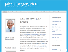Tablet Screenshot of johnjberger.com